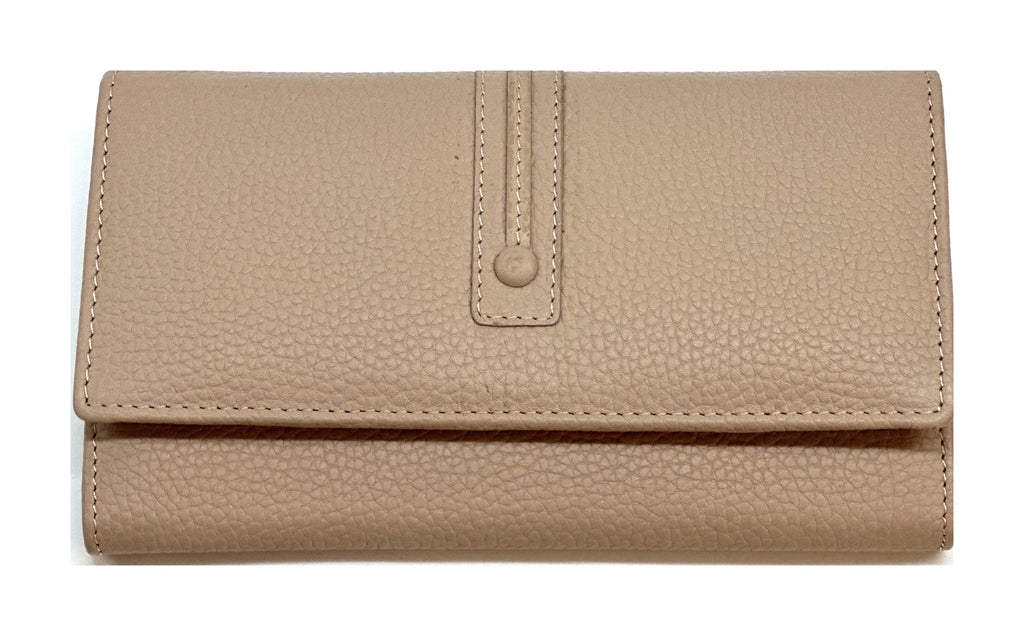 HE343 Powder Pink Long Flap Wallet