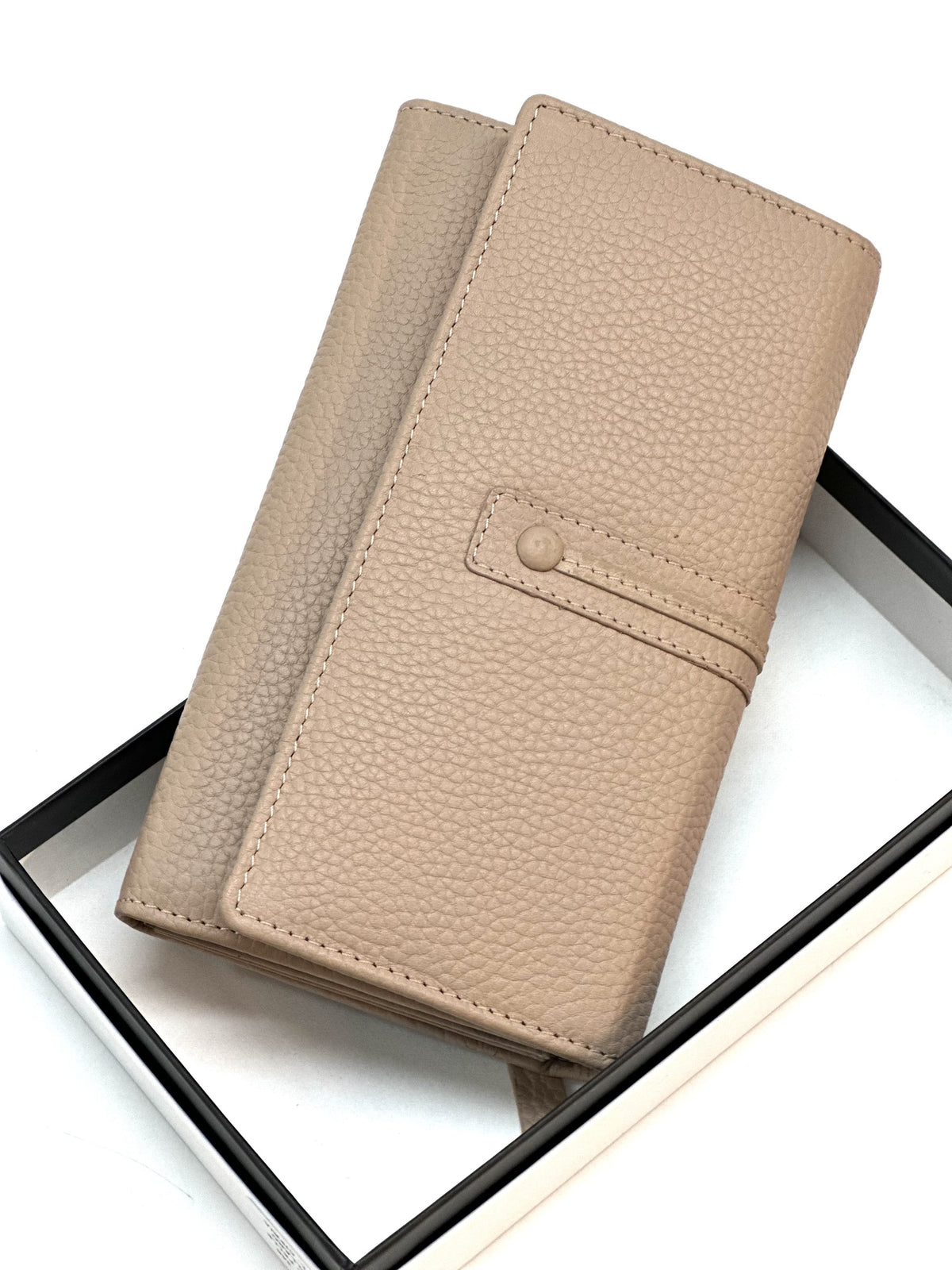 HE343 Powder Pink Long Flap Wallet