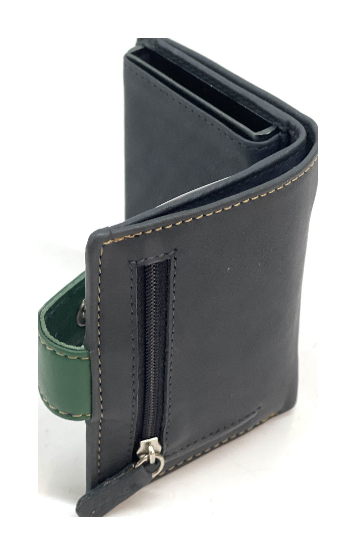 HE353 Navy & Green Pop Up Card Holder