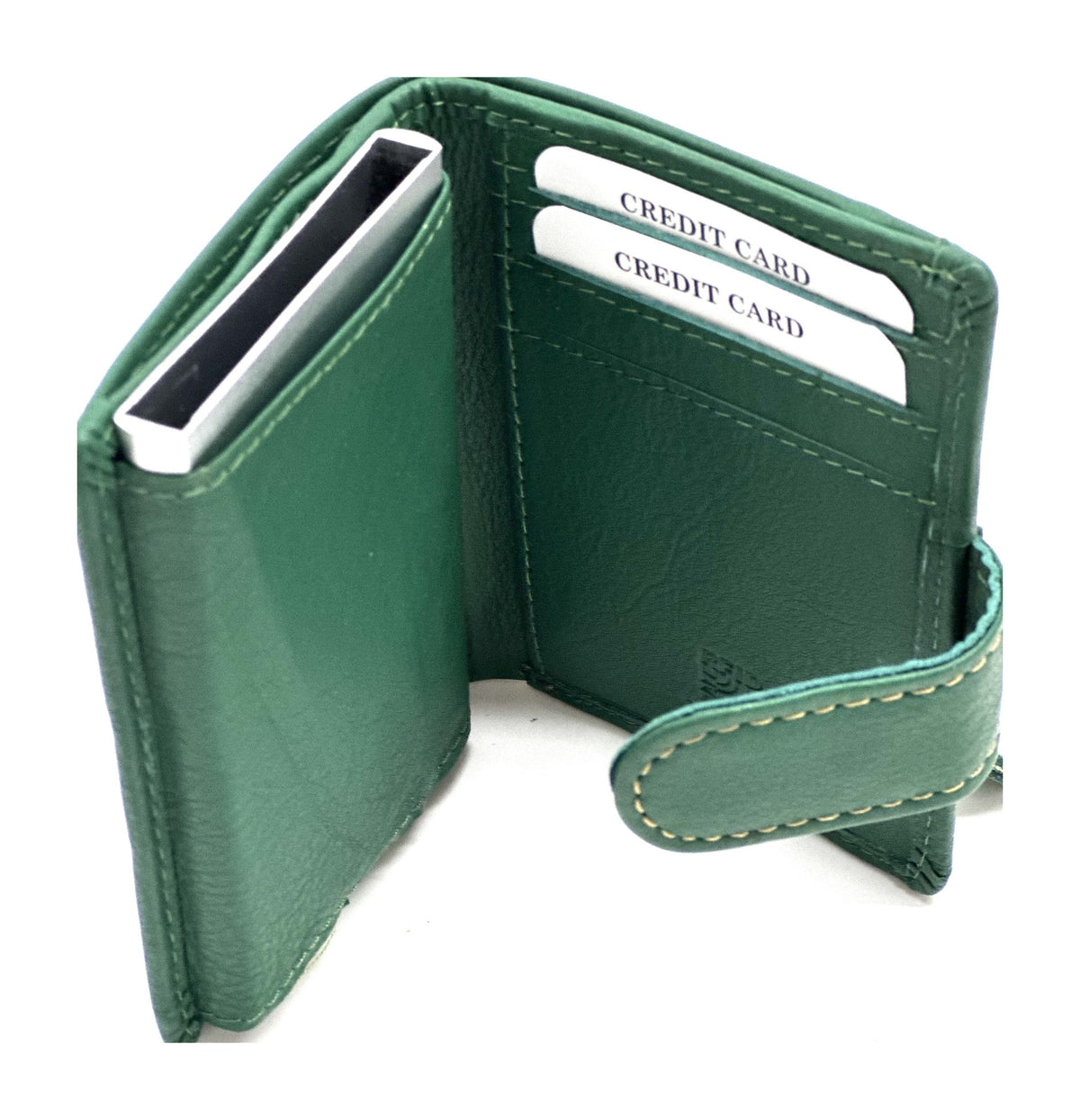 HE356 Peacock Green Pop Up Card Holder