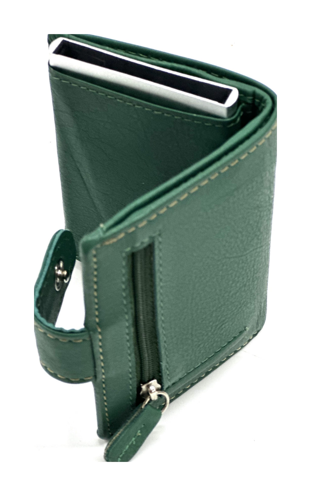 HE356 Peacock Green Pop Up Card Holder