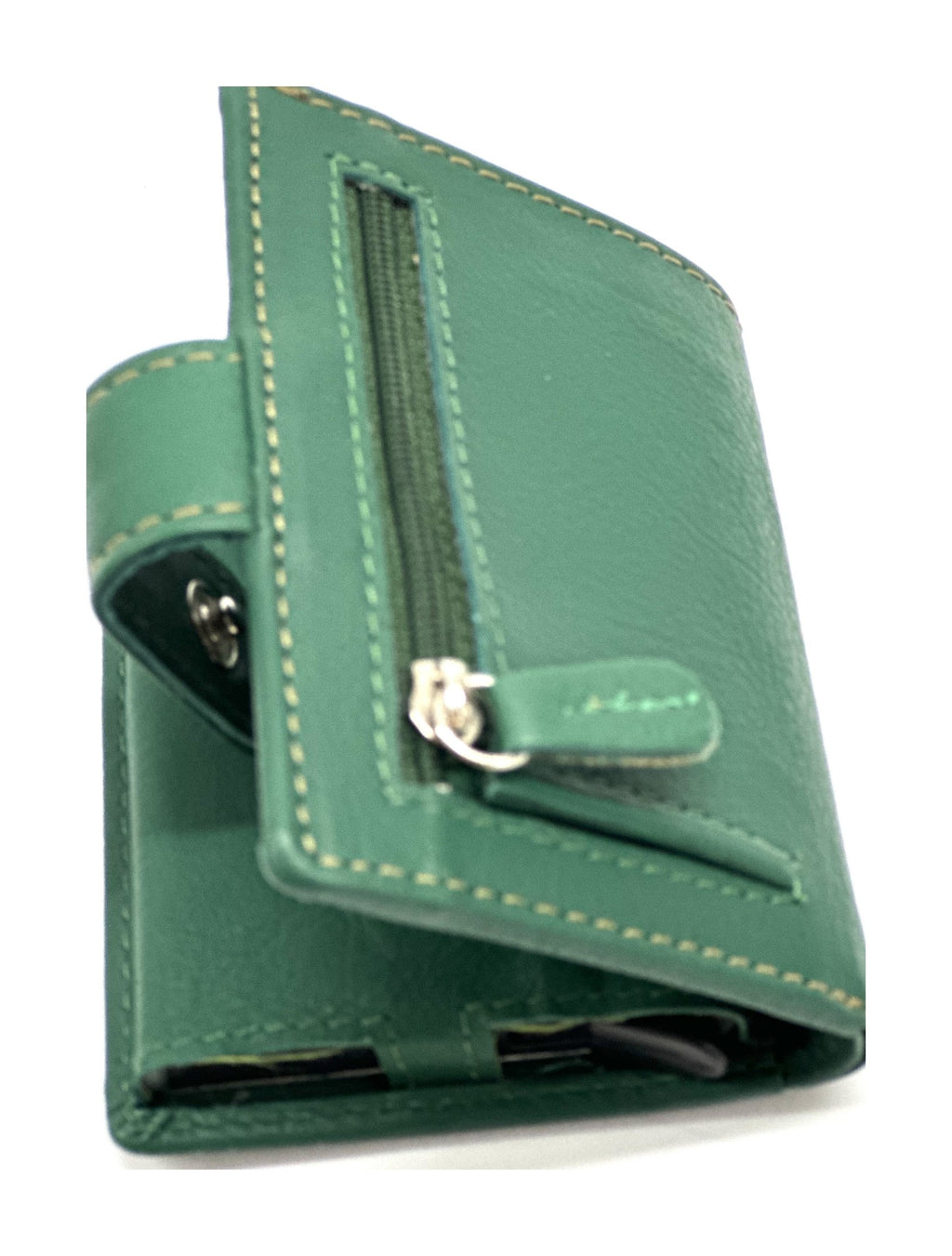 HE356 Peacock Green Pop Up Card Holder