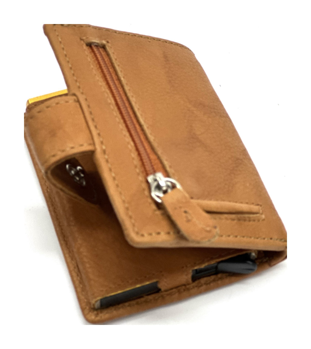 HE358 Tan Pop Up Card Holder