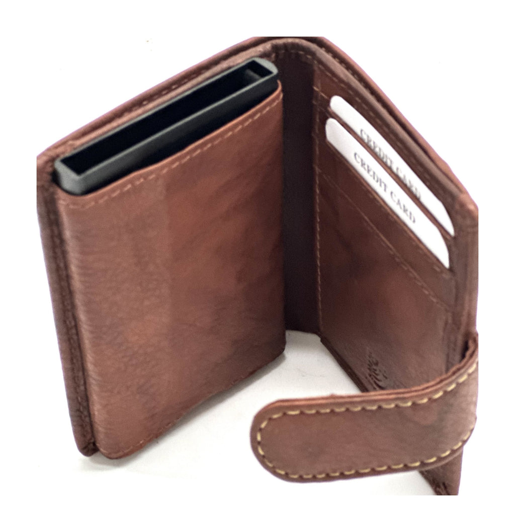 HE359 Chestnut Brown Pop Up Card Holder