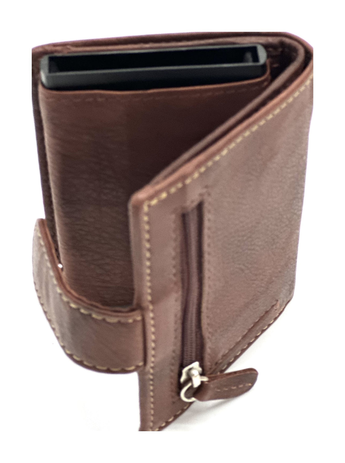 HE359 Chestnut Brown Pop Up Card Holder