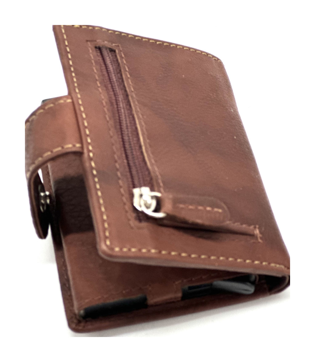 HE359 Chestnut Brown Pop Up Card Holder