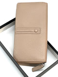HE366 Powder Pink Strap Zip Around Wallet