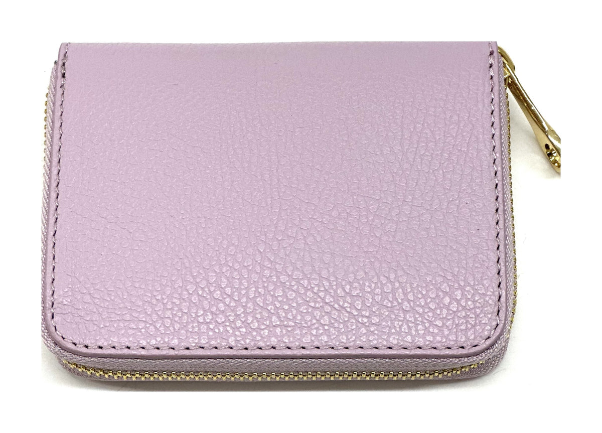 HE373 Lilac Compact Zip Wallet