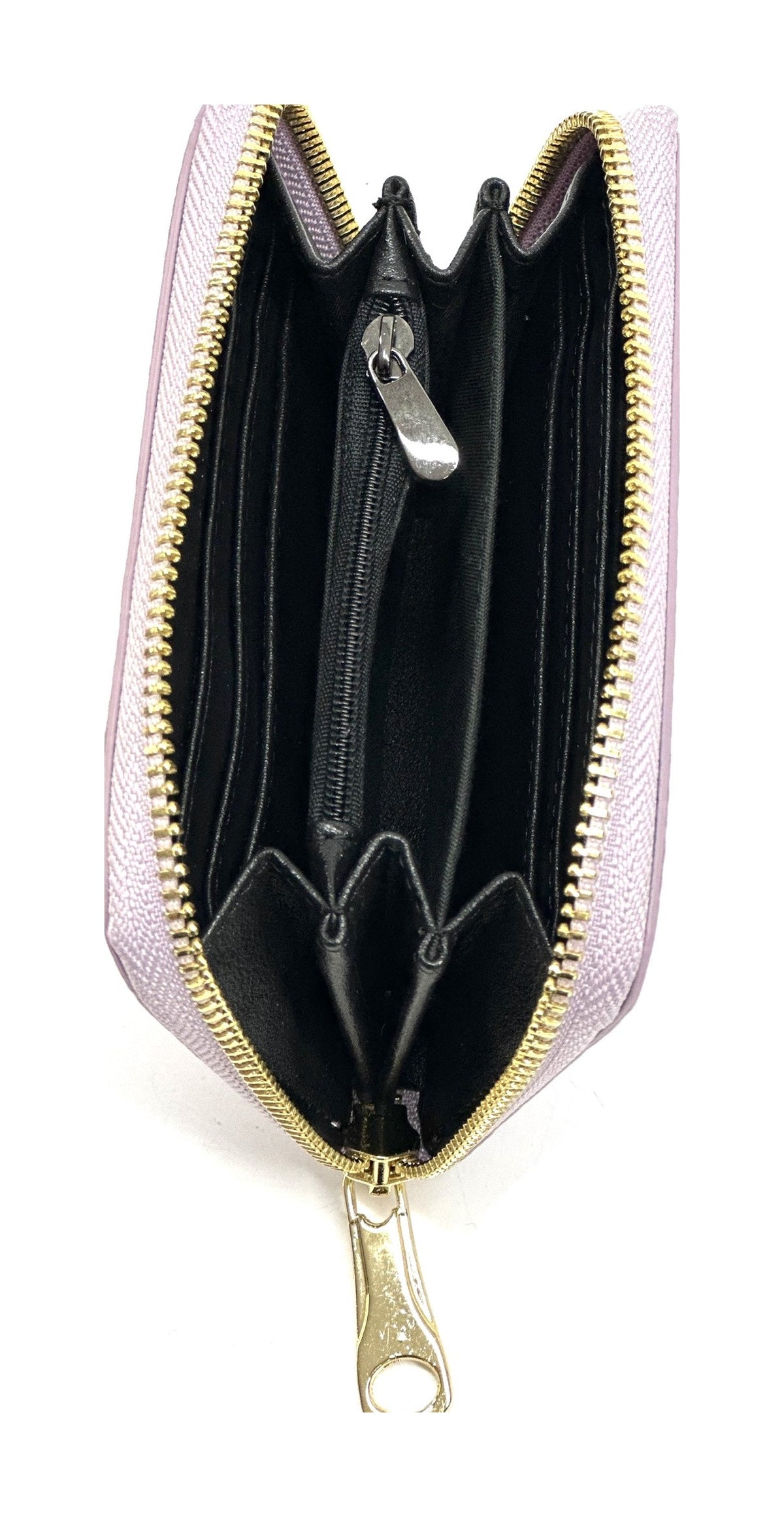 HE373 Lilac Compact Zip Wallet