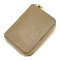 HE382 Taupe Compact Zip Wallet