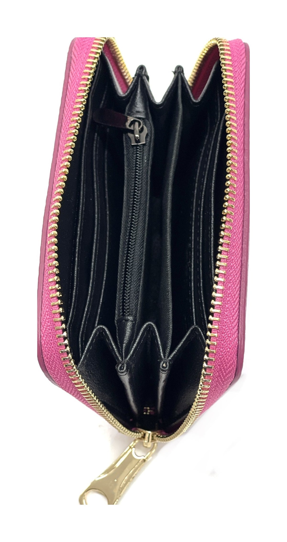 HE385 Magenta Compact Zip Wallet