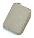 HE389 Pearl Grey Compact Zip Wallet
