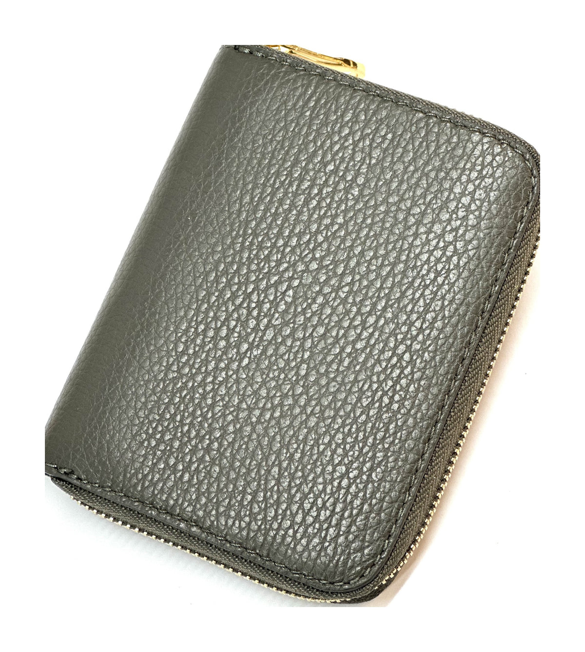 HE394 Dark Grey Compact Zip Wallet