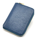 HE397 Petrol Blue Compact Zip Wallet