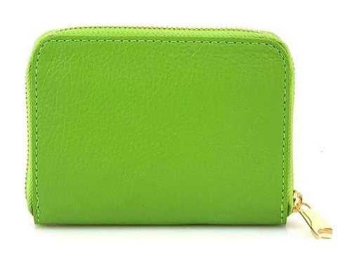 HE400 Lime Green Compact Zip Wallet
