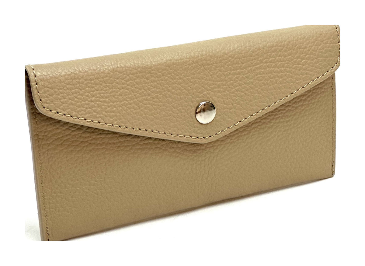 HE406 Light Taupe Large Envelope Wallet