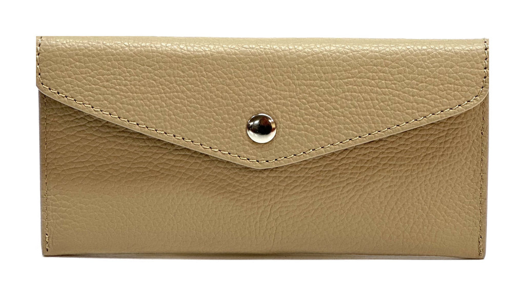 HE406 Light Taupe Large Envelope Wallet