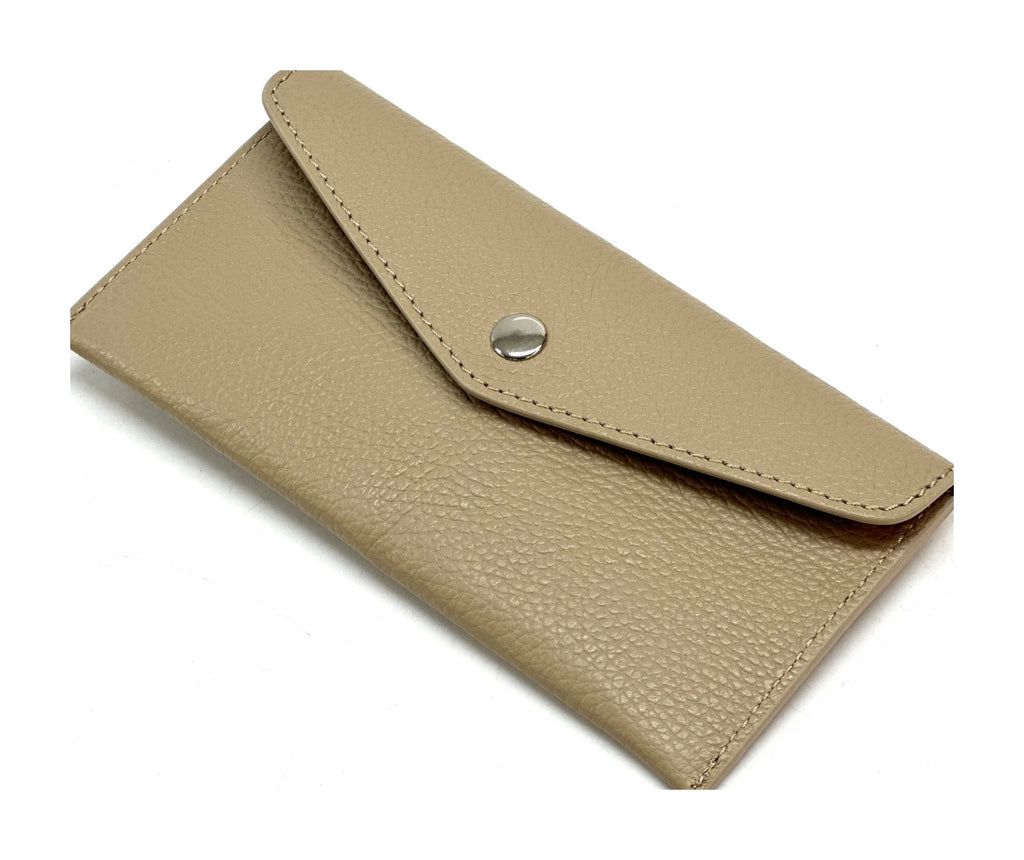 HE406 Light Taupe Large Envelope Wallet