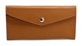 HE408 Cognac Large Leather Envelope Wallet