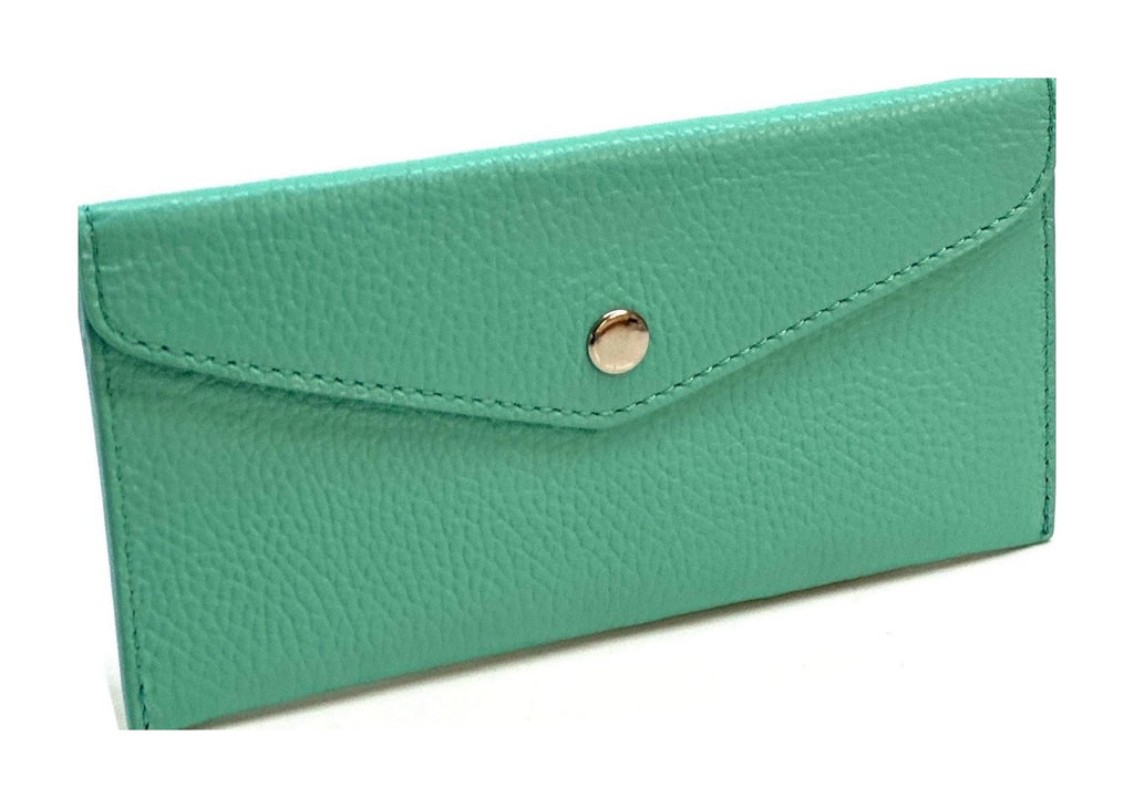HE410 Tiffany Blue Large Envelope Wallet
