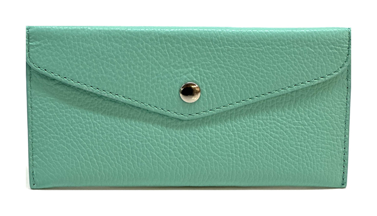 HE410 Tiffany Blue Large Envelope Wallet