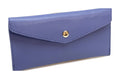 HE414 Periwinkle Large Leather Envelope Wallet