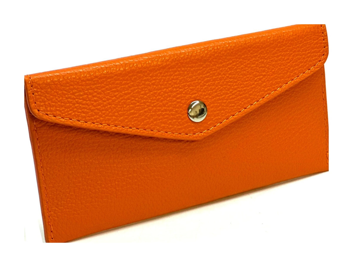 HE415 Orange Large Envelope Wallet
