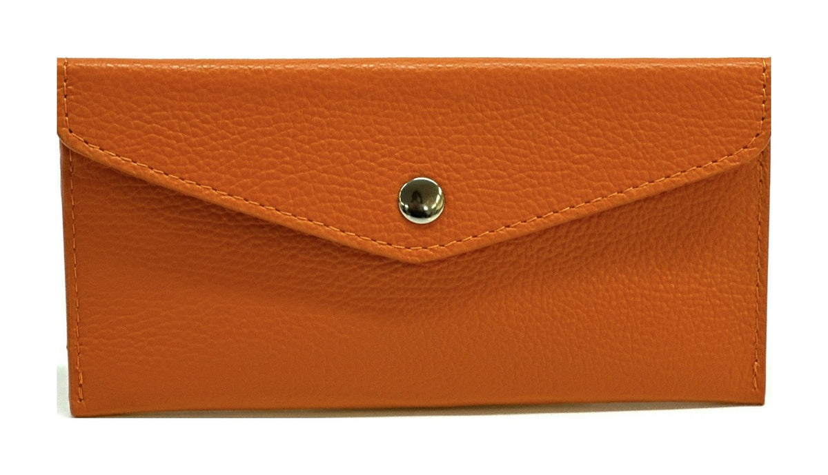 HE415 Orange Large Envelope Wallet