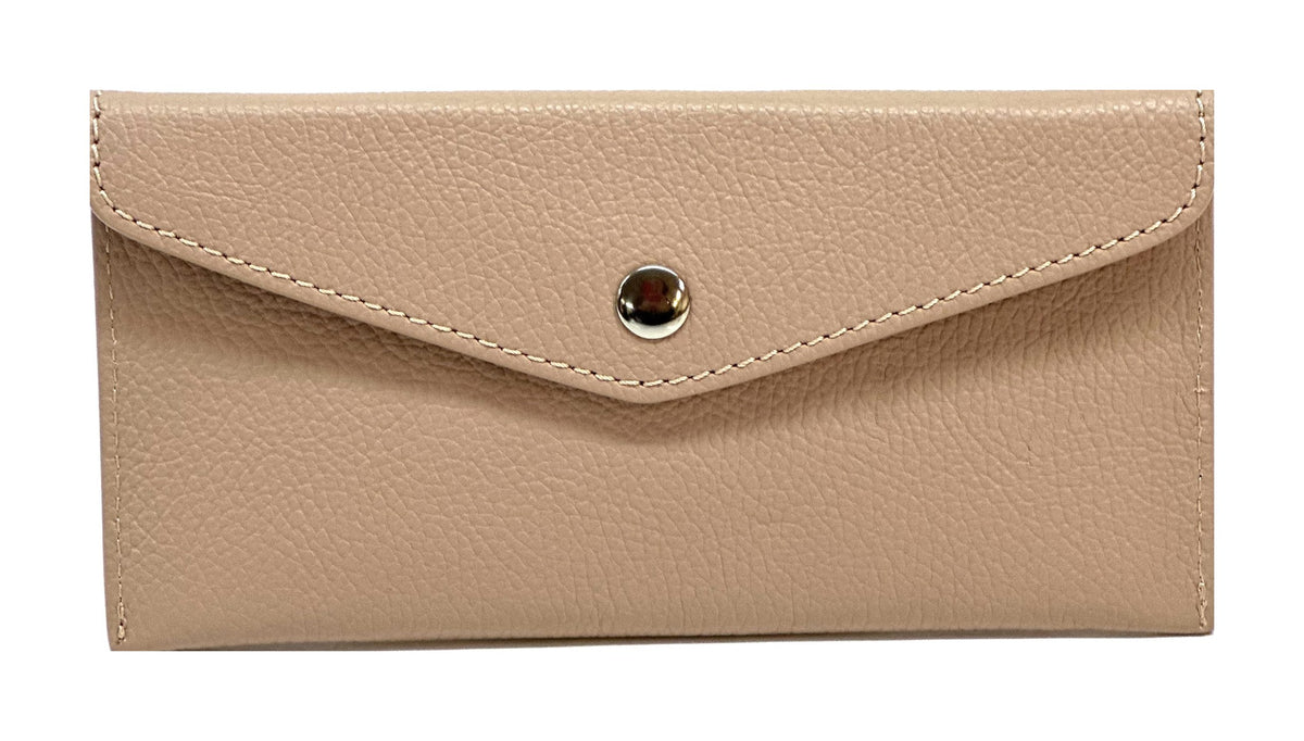 HE417 Nude Pink Large Envelope Wallet