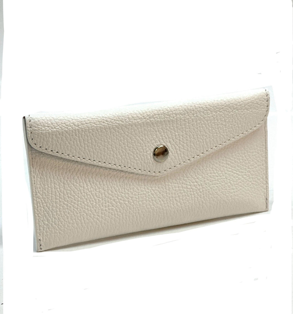 HE419 Off White Large Envelope Wallet