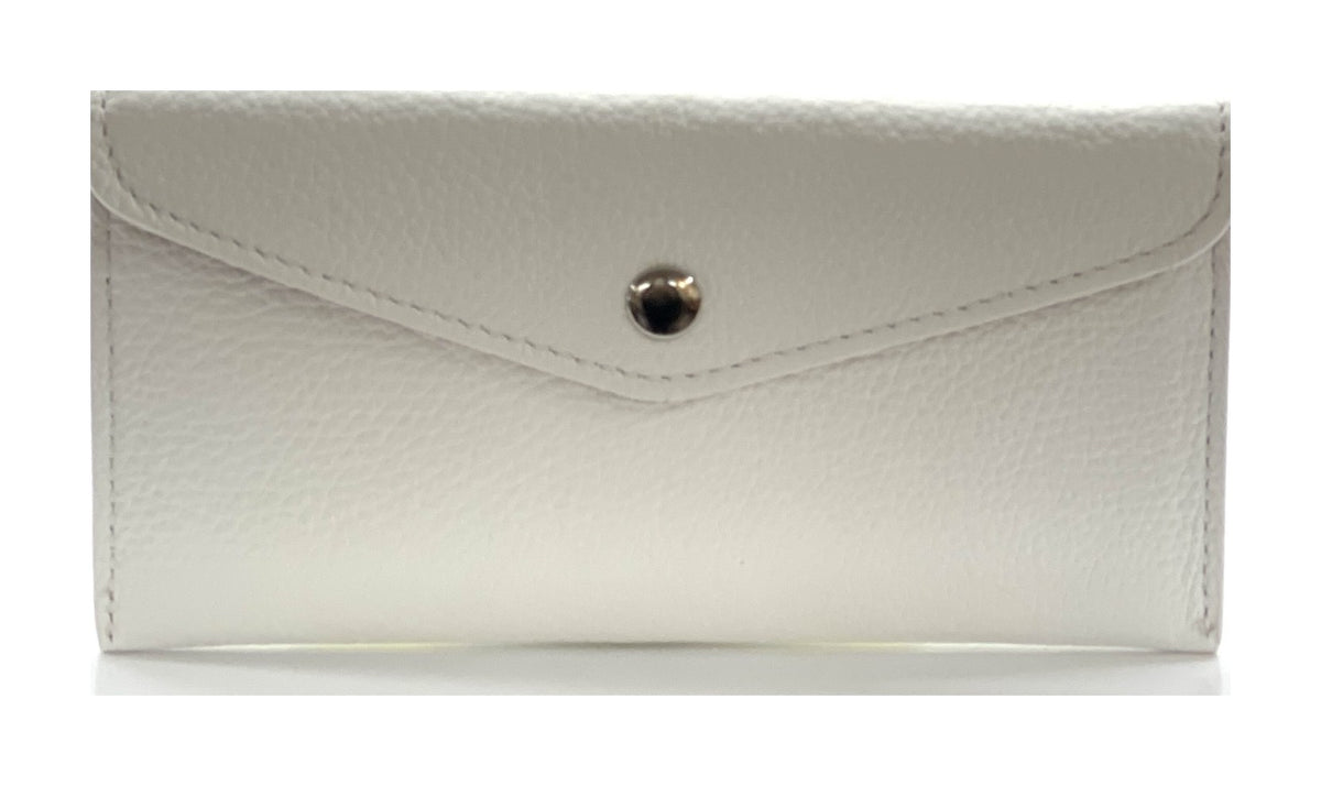 HE419 Off White Large Envelope Wallet