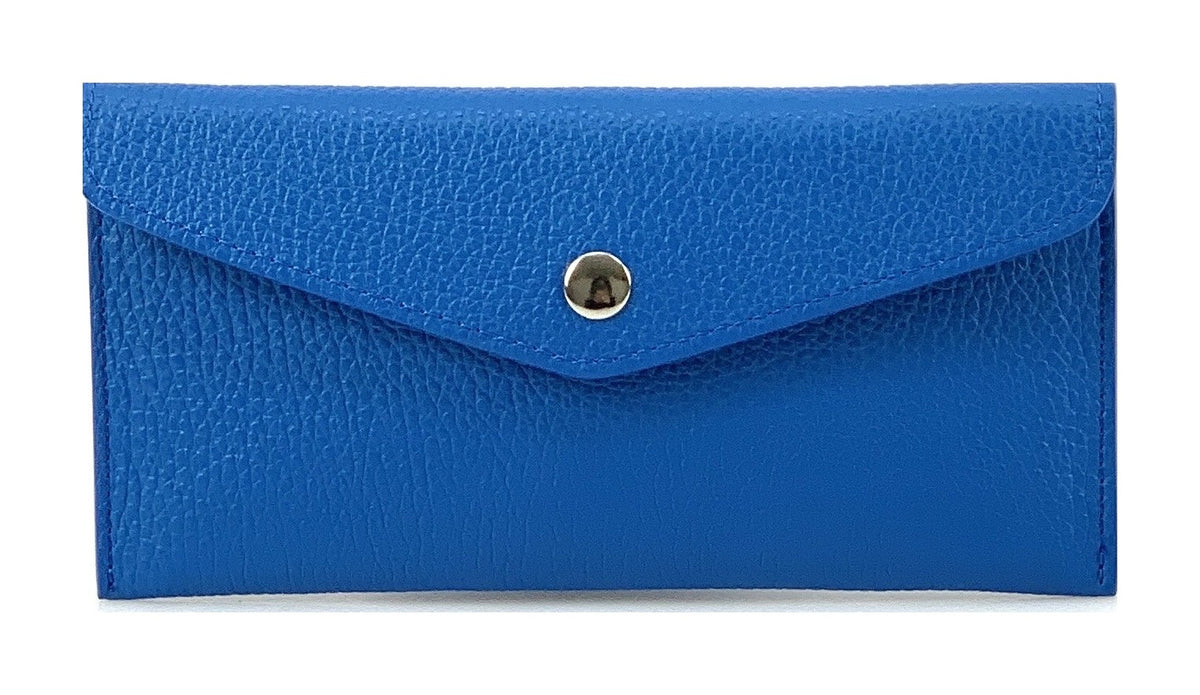 HE421 Cobalt Blue Large Envelope Wallet