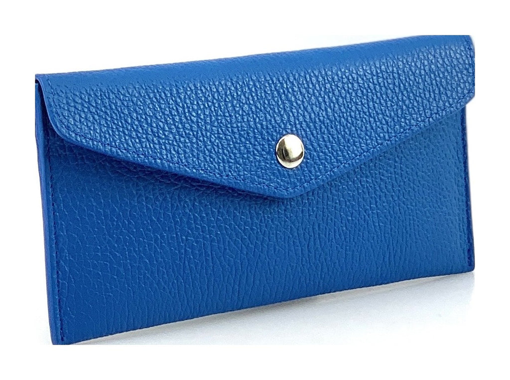 HE421 Cobalt Blue Large Envelope Wallet