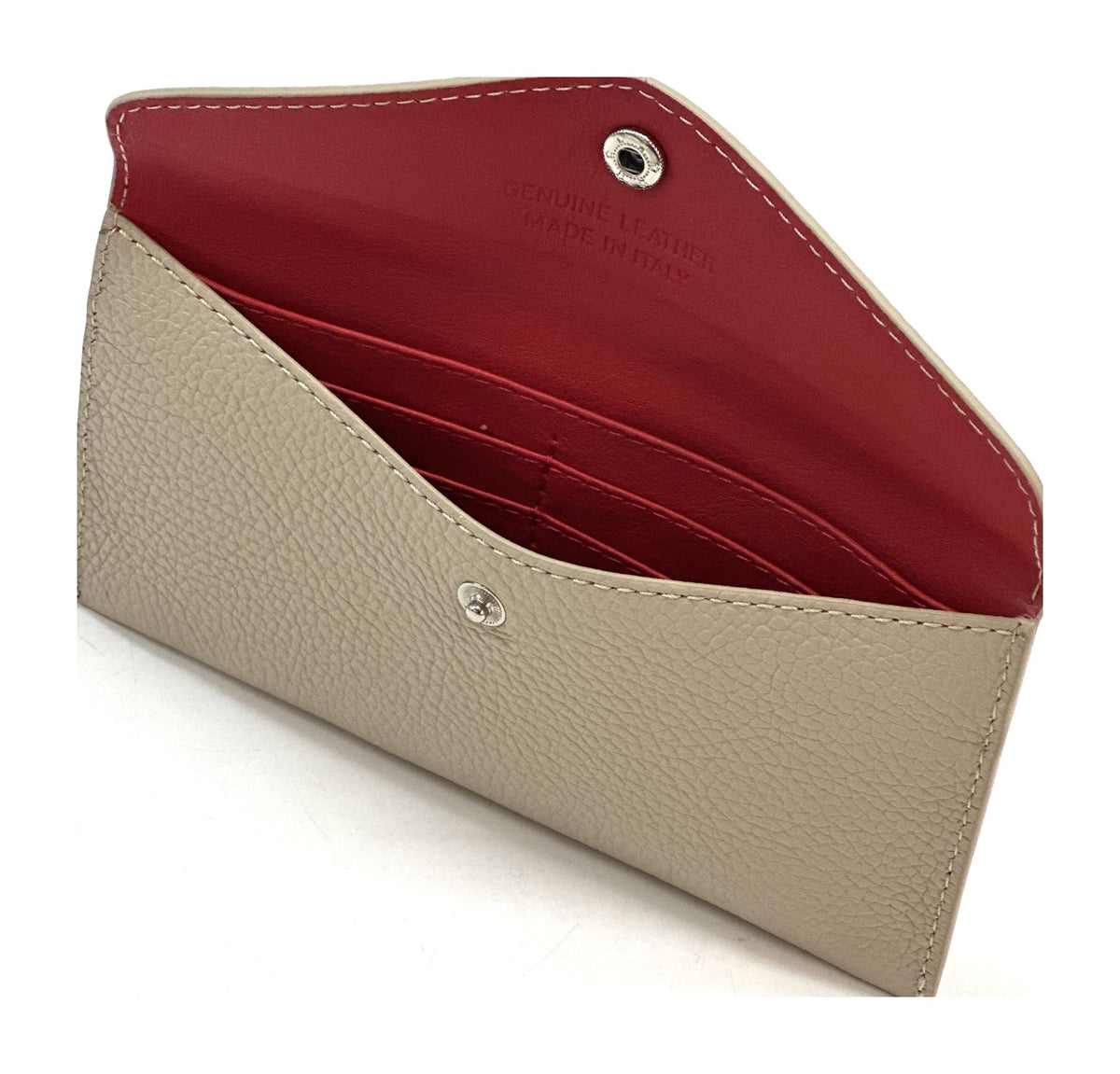 HE422 Stone Large Leather Envelope Wallet