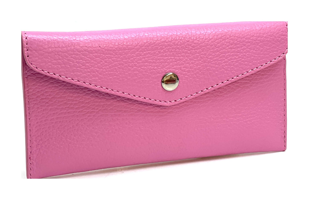 HE423 Bubblegum Pink Large Envelope Wallet