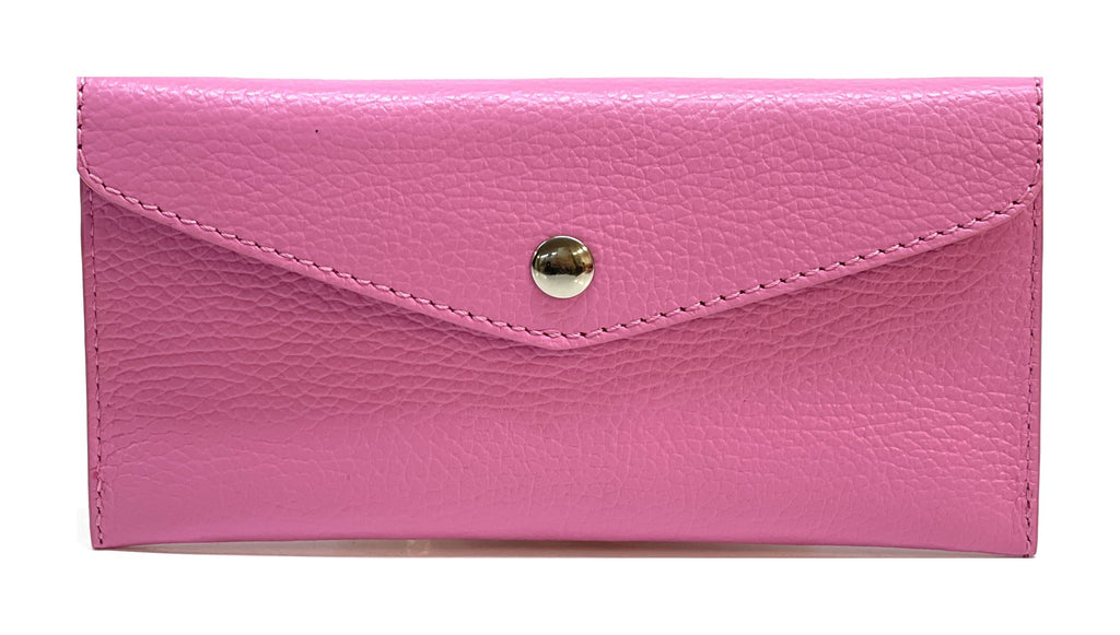 HE423 Bubblegum Pink Large Envelope Wallet