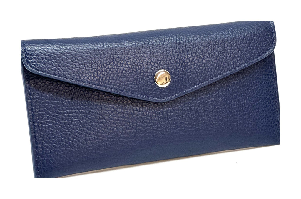HE424 Navy Large Envelope Wallet