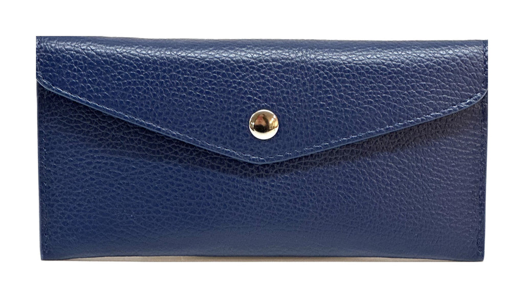 HE424 Navy Large Envelope Wallet