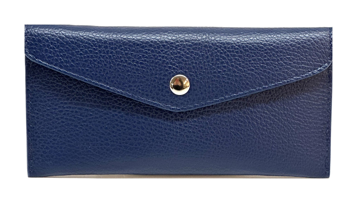 HE424 Navy Large Envelope Wallet