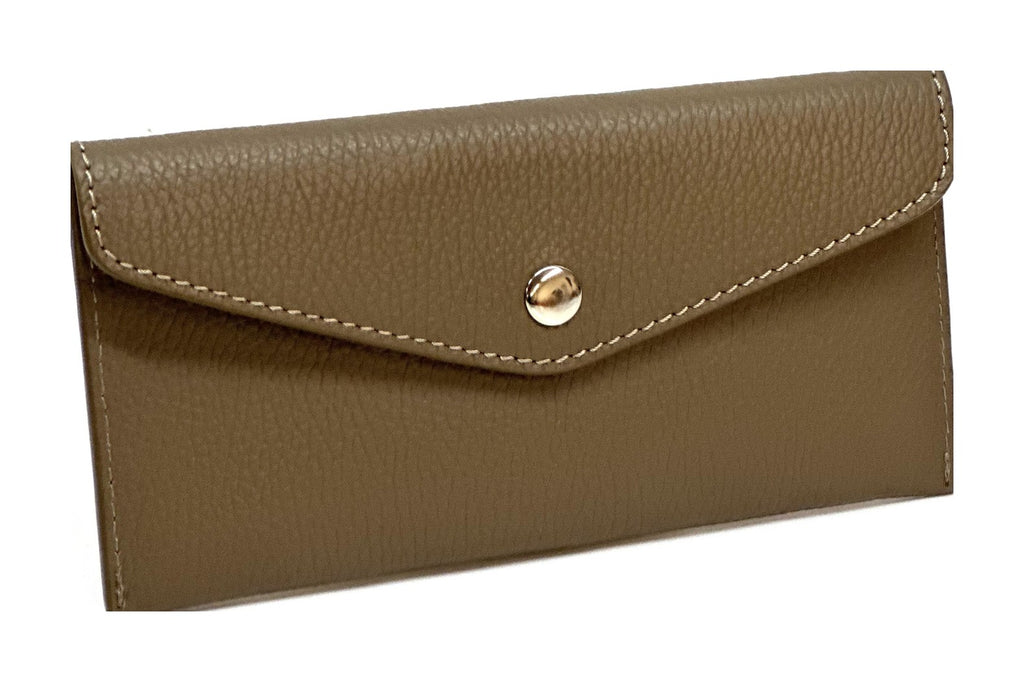 HE426 Taupe Large Envelope Wallet