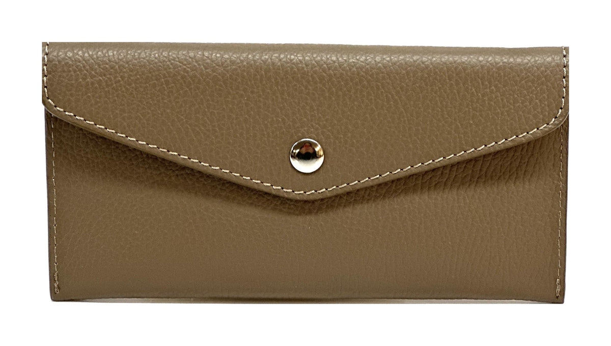 HE426 Taupe Large Envelope Wallet