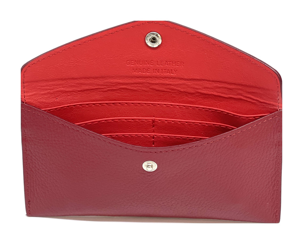 HE429 Crimson Large Envelope Wallet
