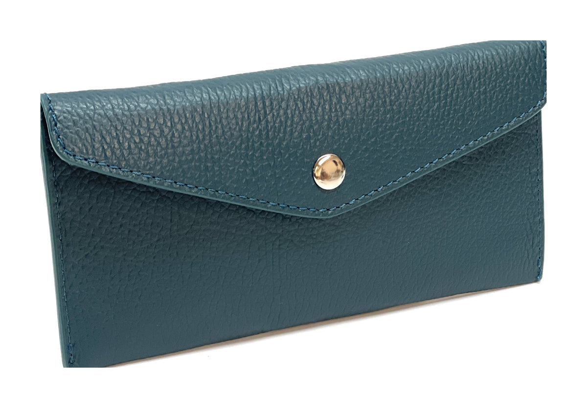 HE430 Petrol Blue Large Envelope Wallet