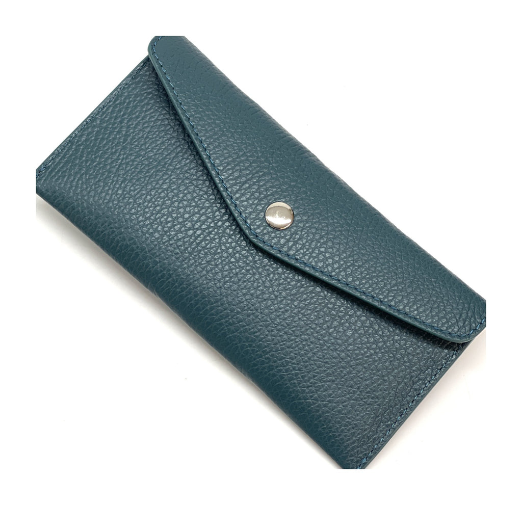 HE430 Petrol Blue Large Envelope Wallet