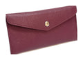 HE433 Plum Large Envelope Wallet