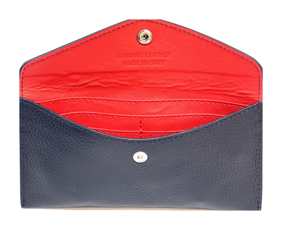 HE436 Midnight Navy Large Envelope Wallet