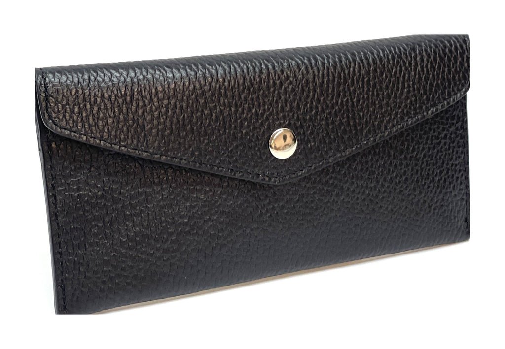 HE437 Black Large Envelope Wallet