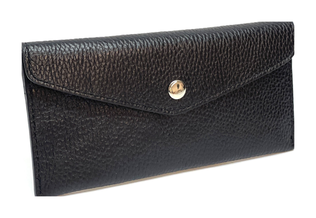 HE437 Black Large Envelope Wallet