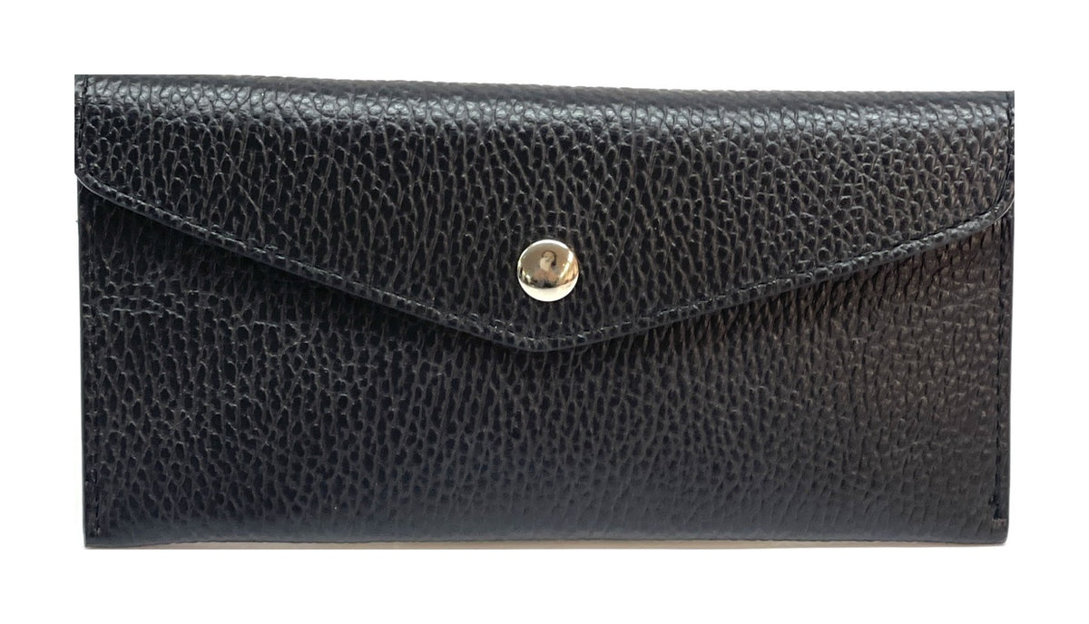 HE437 Black Large Envelope Wallet