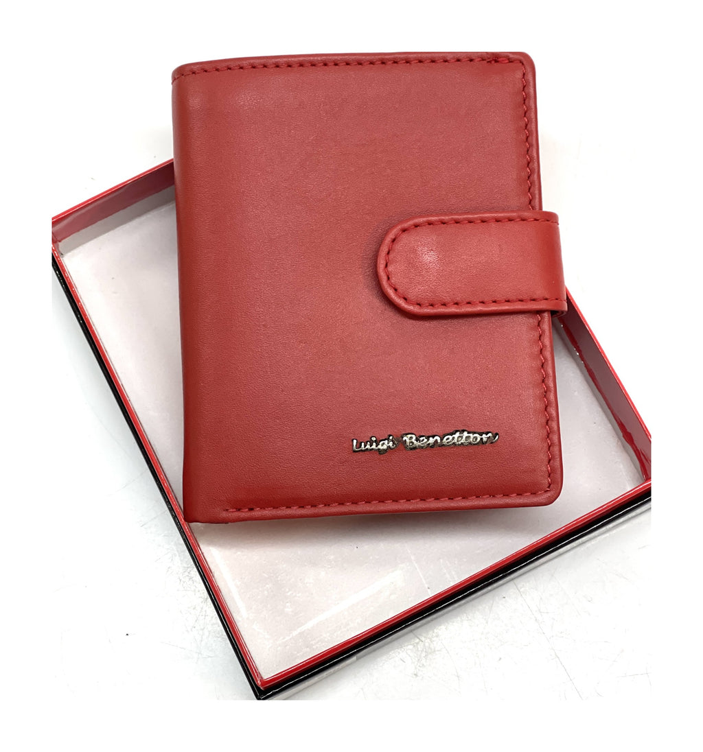 HE443 Red Snap Card Holder